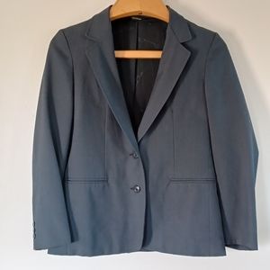 Vintage Oscar De La Renta Charcoal Blazer